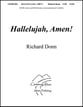 Hallelujah, Amen! TTB choral sheet music cover